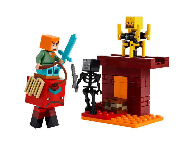 Lego Minecraft Csata az alvilági lávatónál