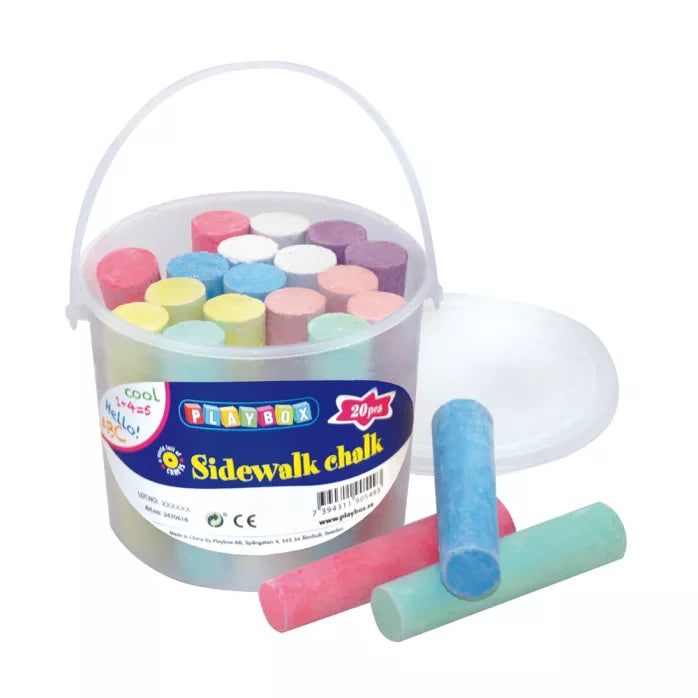 Playbox aszfaltkréta 20 db-os