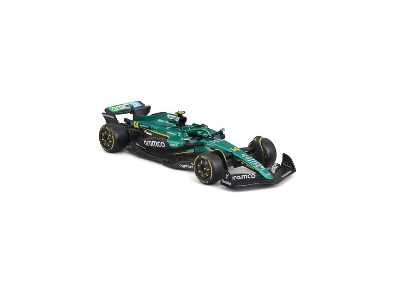Bburago 1 /43 F1 versenyautó - Aston Martin AMR25 Alonso