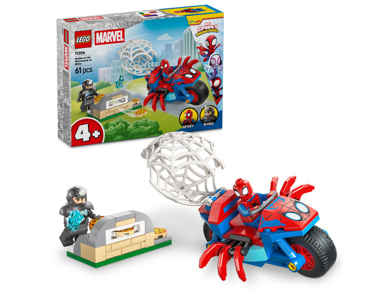 LEGO Spidey 11206 Motorkerékpáros Pókember vs. Rhino