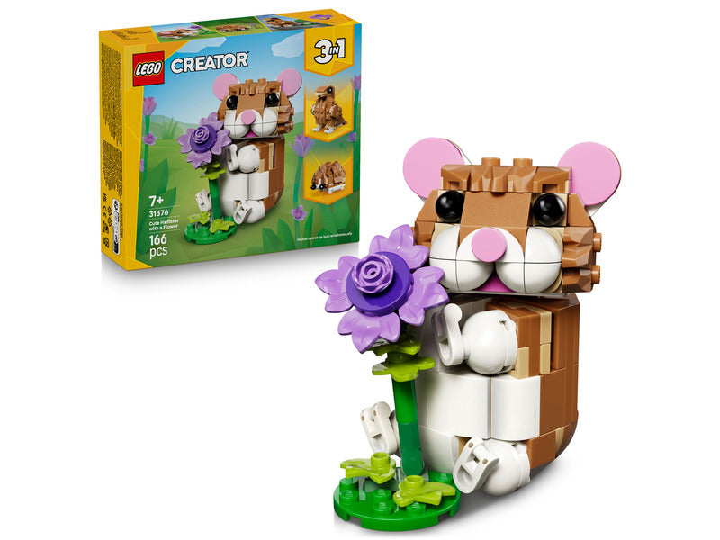 LEGO Creator Aranyos hörcsög egy virággal