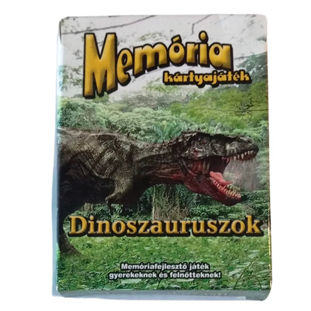 Memória kártyajáték Dinoszauruszok