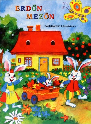 Erdőn mezőn Foglalkoztató kifestőkönyv