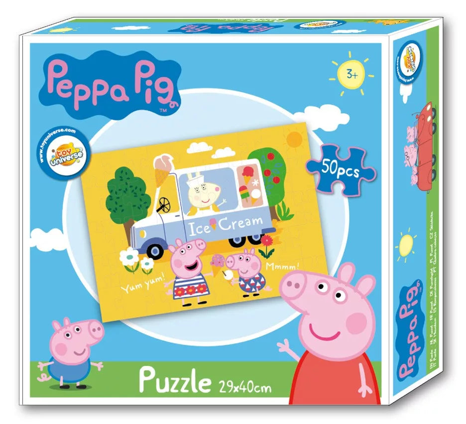 Peppa malac Fagyis autó puzzle 50 db-os