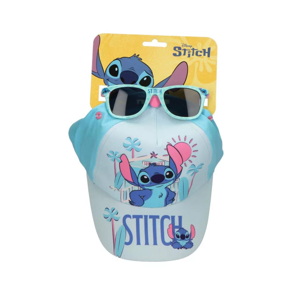 Stitch, A csillagkutya Sunny Day napszemüveg és baseball sapka szett