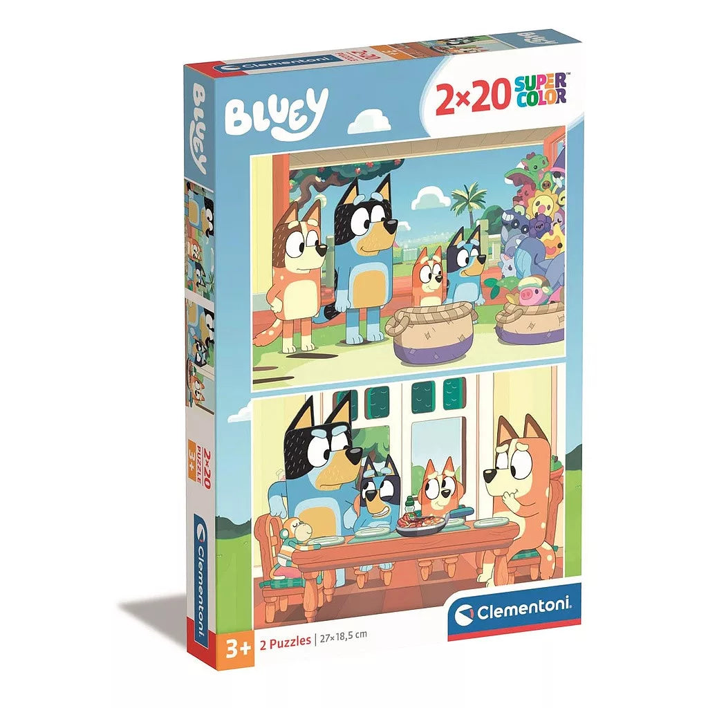 Bluey puzzle 2x20 db-os Clementoni