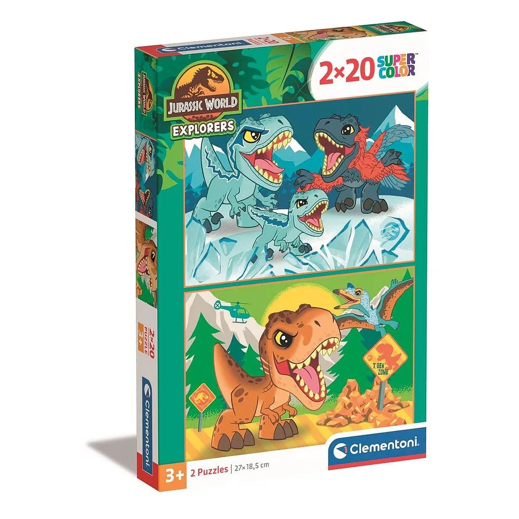 Dinoszaurusz puzzle 2x20 db-os Clementoni