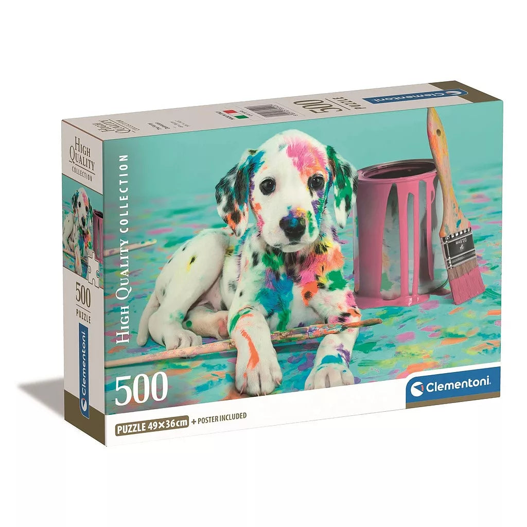 Kutyás puzzle 500 db-os Clementoni