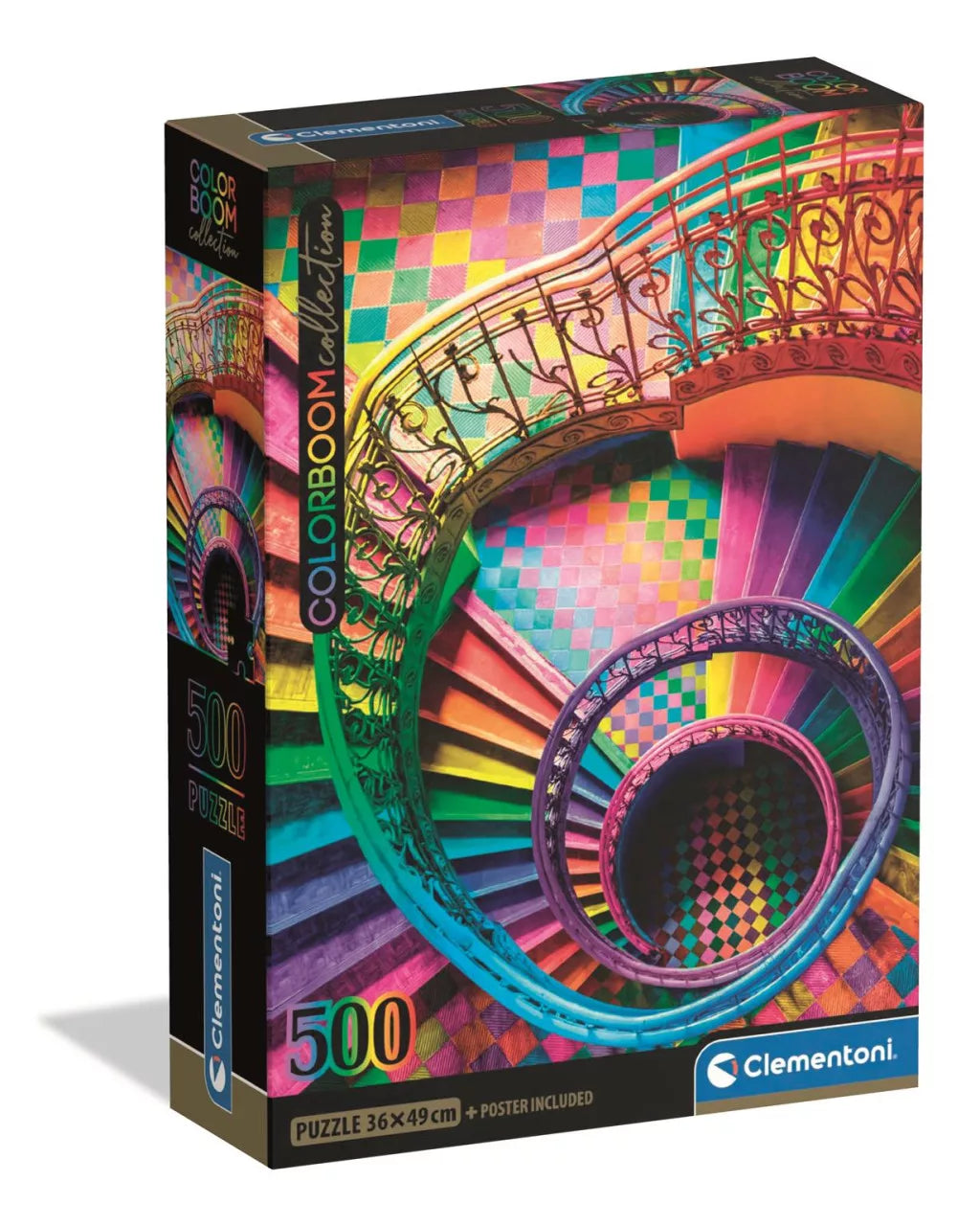 Színes lépcső puzzle 500 db-os Clementoni