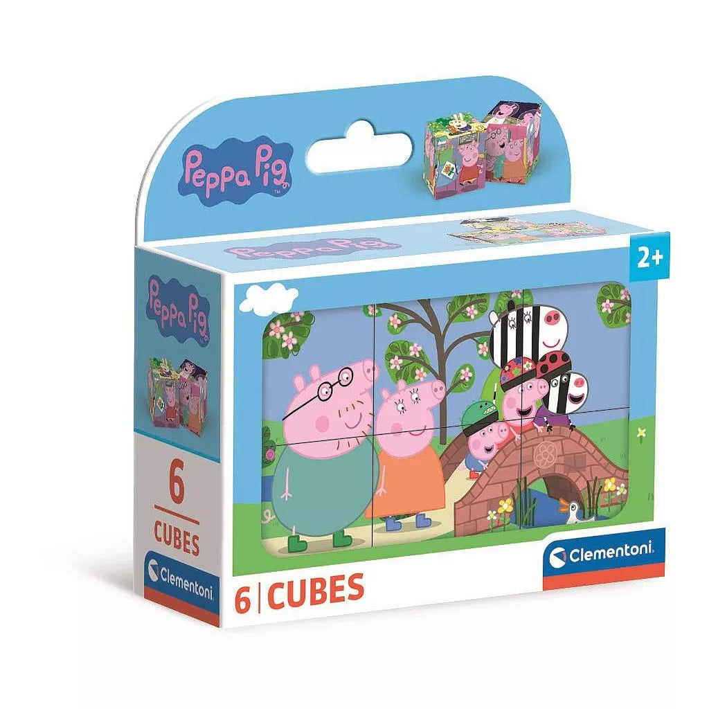 Peppa malac mesekocka 6 db-os Clementoni