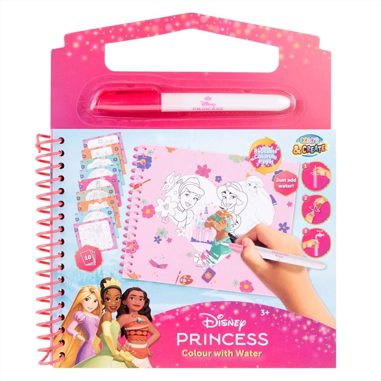 Canenco Disney hercegnők vízzel színező