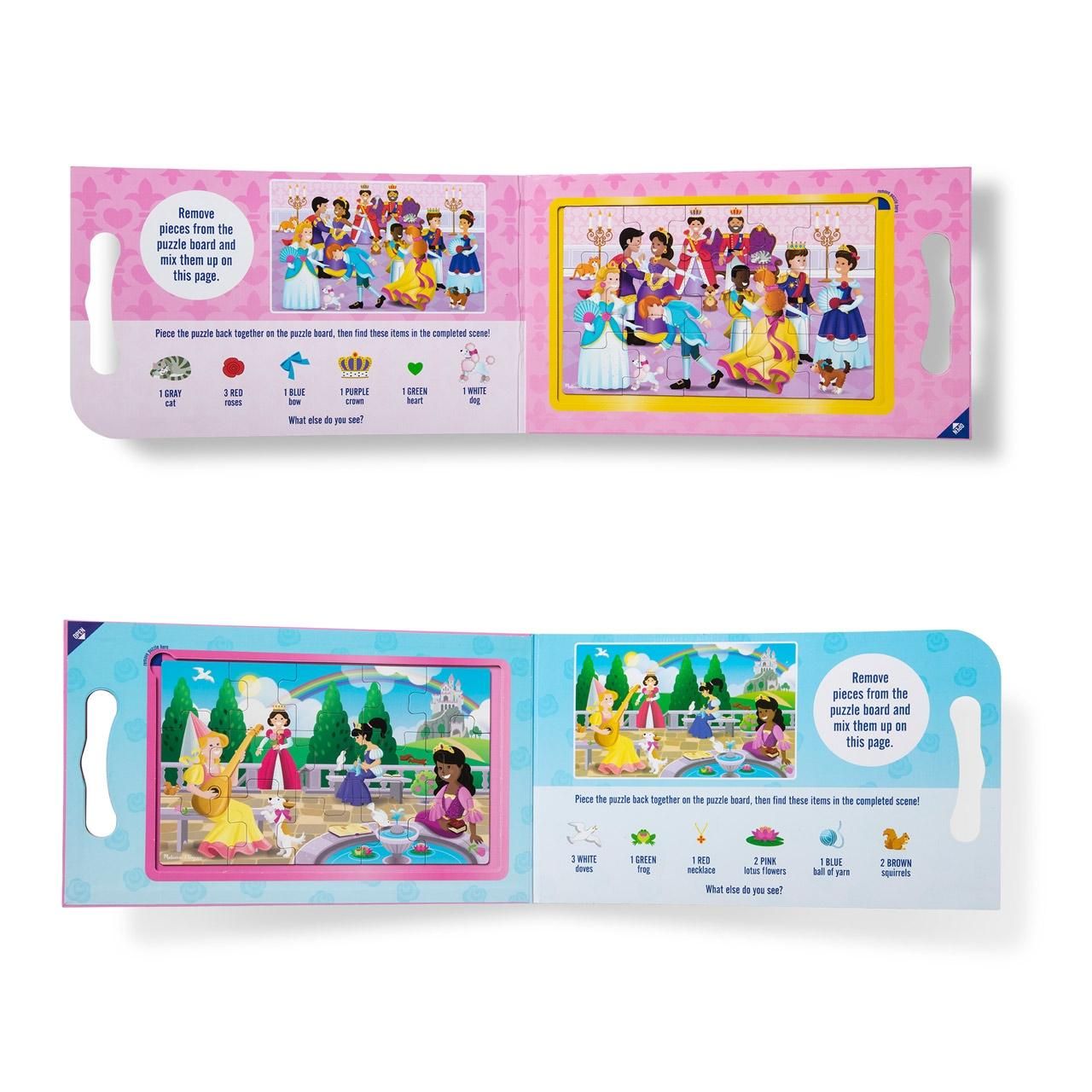 M&D Mágneses puzzle Hercegnők