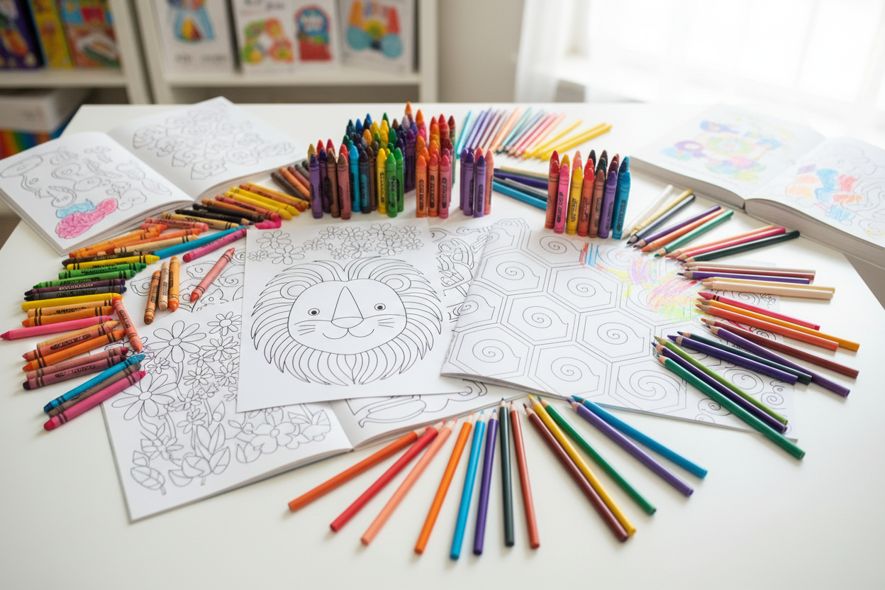 Foglalkoztatók, színezők