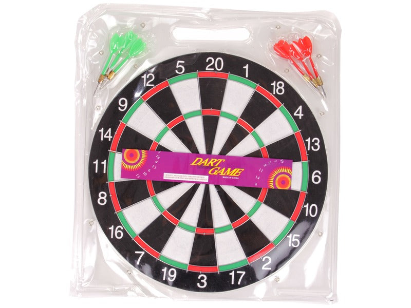Darts tábla 6 db dobónyíllal - 40 cm
