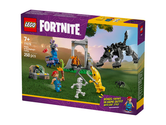 LEGO Fortnite - Peely és sparkplug táborhelye
