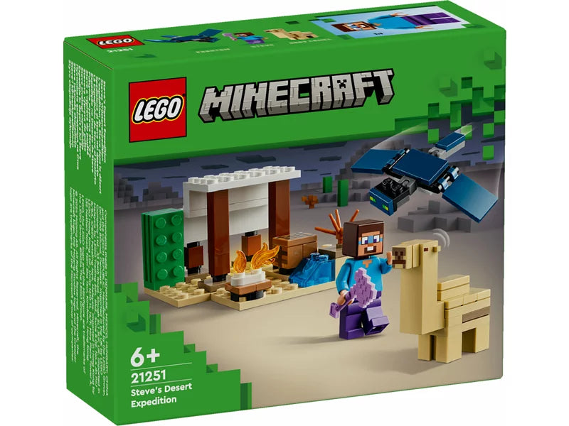 Lego Minecraft Steve sivatagi expedíciója