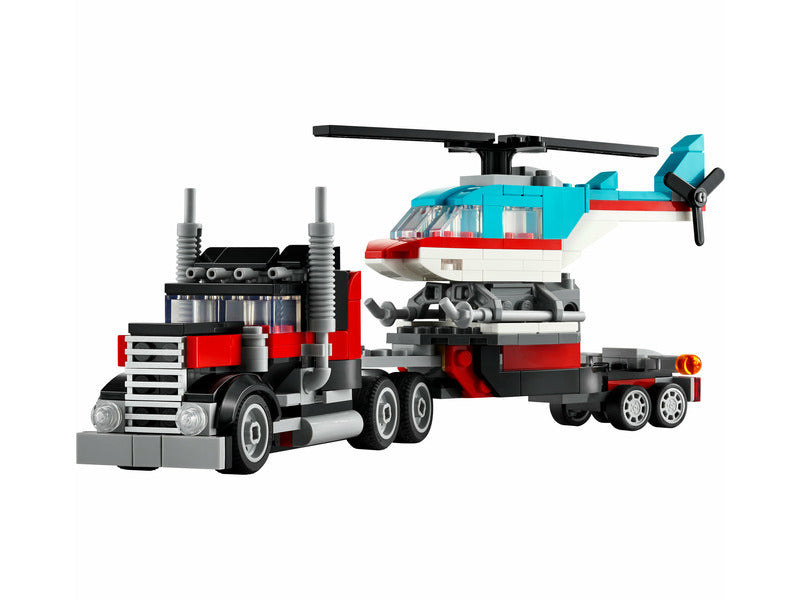 LEGO Creator Platós teherautó és helikopter