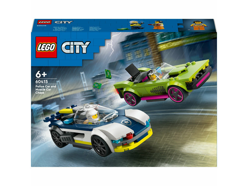 LEGO City Police 60415 Rendőrautó és sportkocsi hajsza