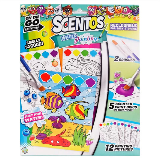 Scentos Varázslatos kifestő, Tengeri élővilág, 12 db-os