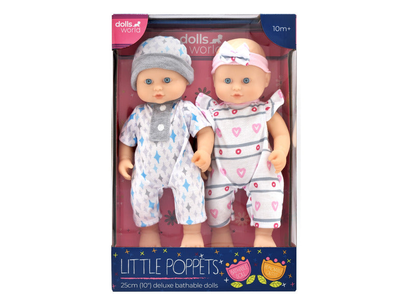 Fürdethető ikerpár, 25 cm