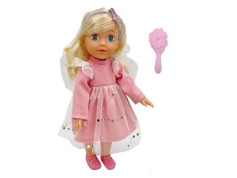 Baba fésűvel 35 cm