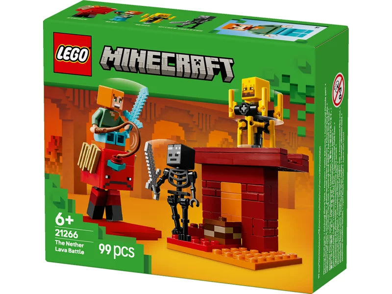 Lego Minecraft Csata az alvilági lávatónál