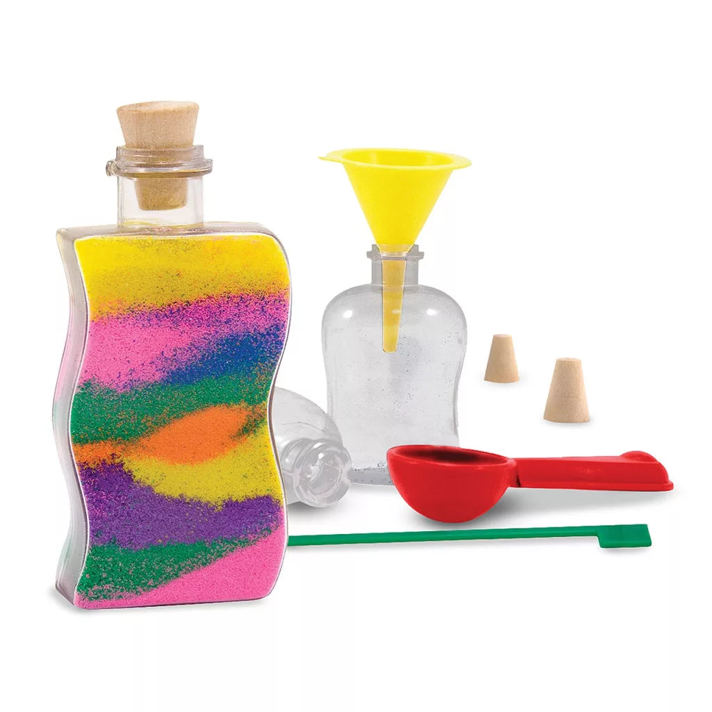 Melissa & Doug, kreatív játék, homok művészet, homok üvegben