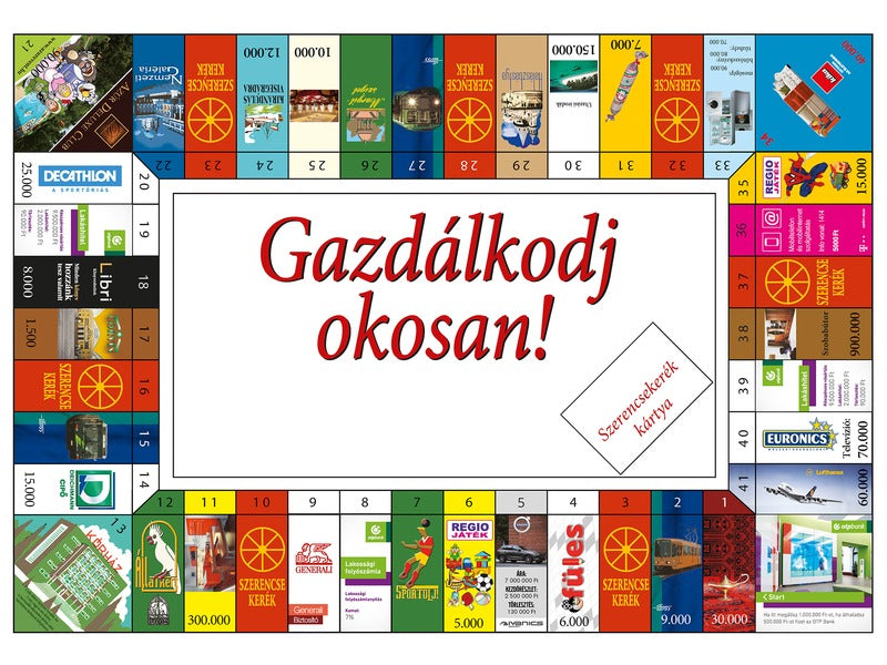 Gazdálkodj okosan! Társasjáték - Forintos változat