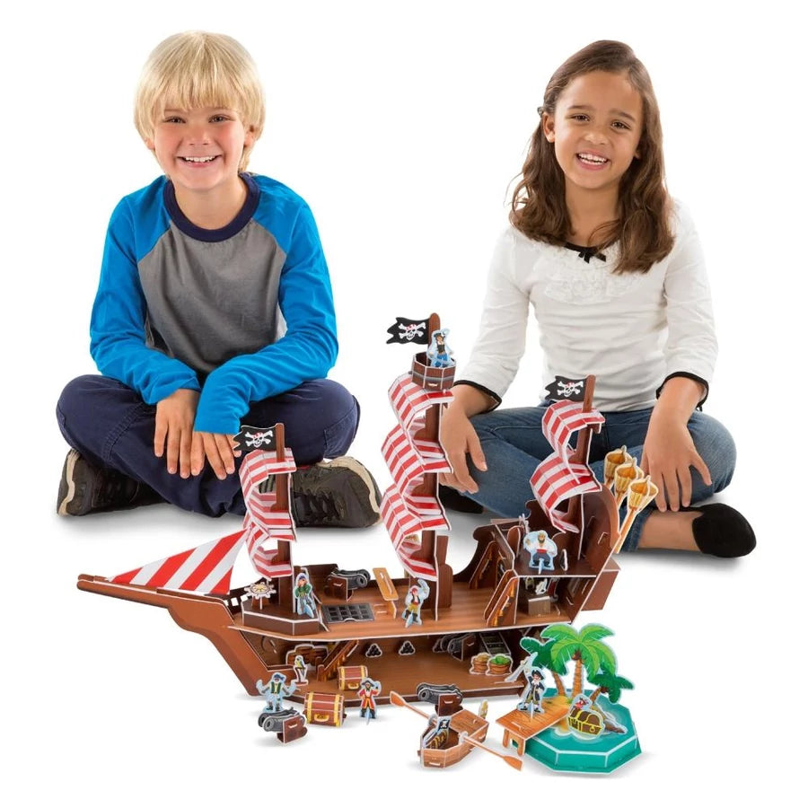 Melissa & Doug 3D puzzle - Kalózhajó
