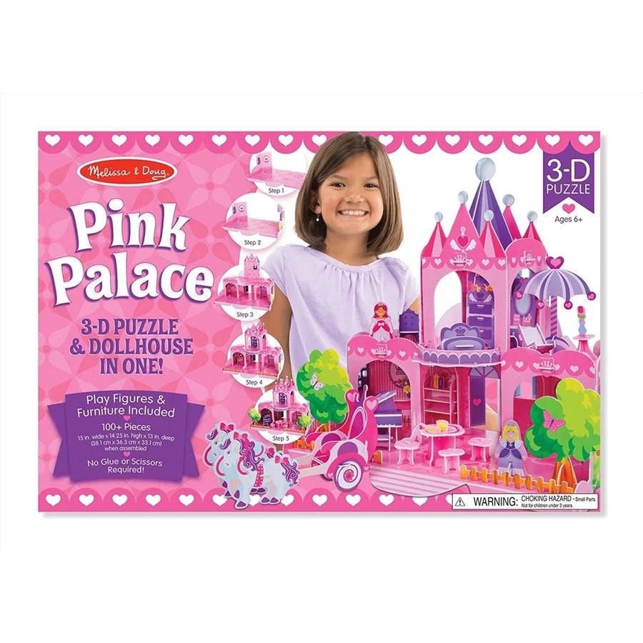 Melissa & Doug 3D puzzle - Pink palota