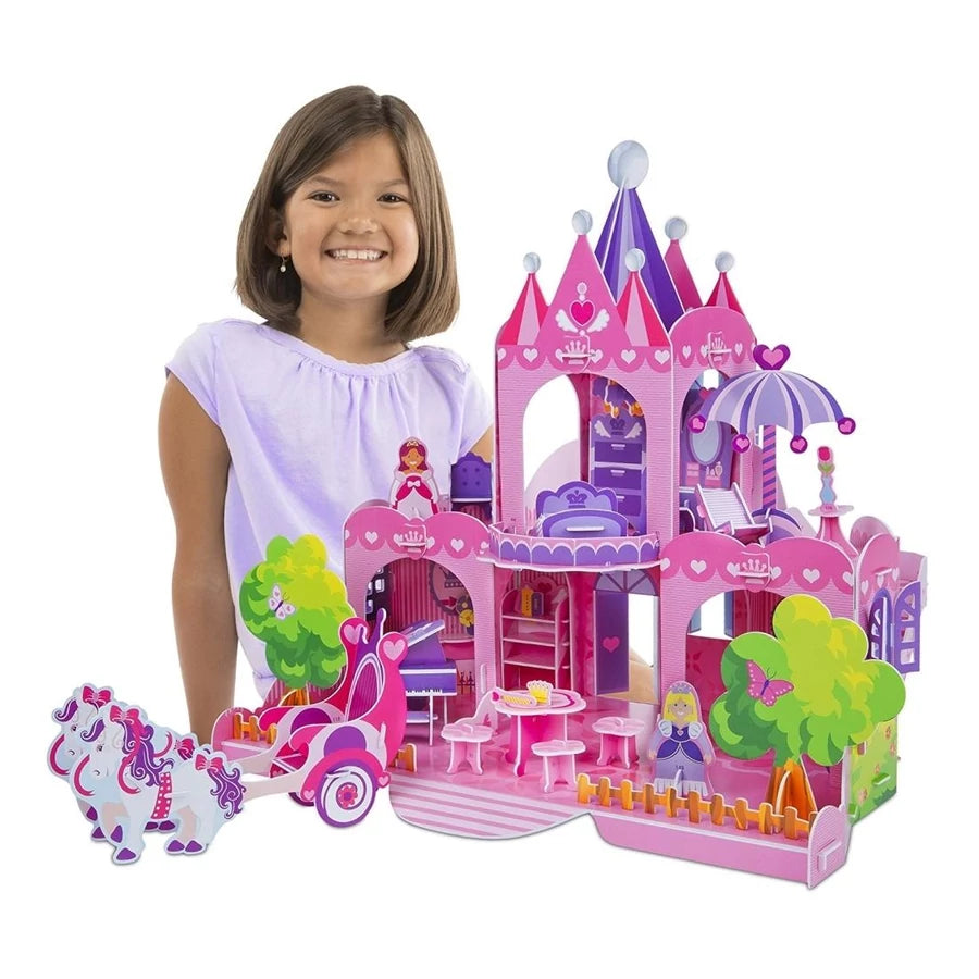 Melissa & Doug 3D puzzle - Pink palota