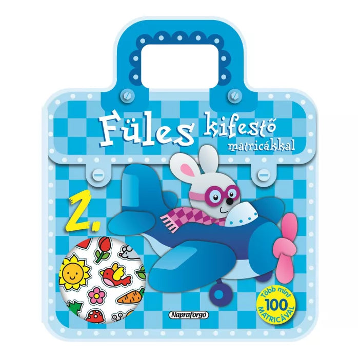 Füles kifestő matricákkal