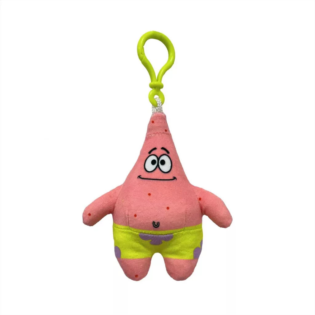SpongyaBob plüss táskaklipp, 13 cm - többféle