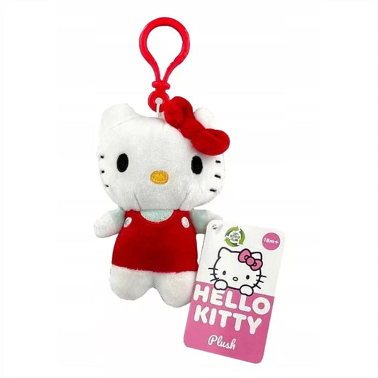 Hello Kitty plüss táskaklipp, 12 cm - többféle