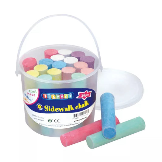 Playbox aszfaltkréta 20 db-os