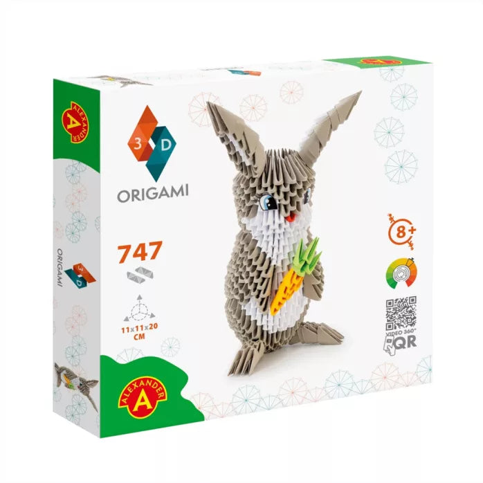 Origami 3D Nyuszi papírhajtogatós építőjáték (Másolat)