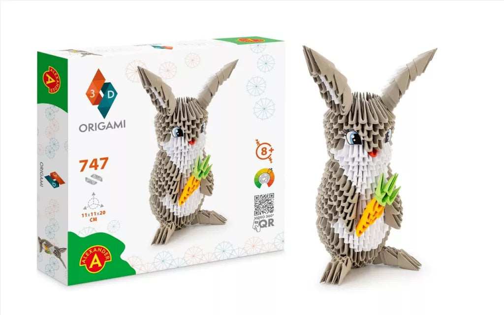 Origami 3D Nyuszi papírhajtogatós építőjáték (Másolat)