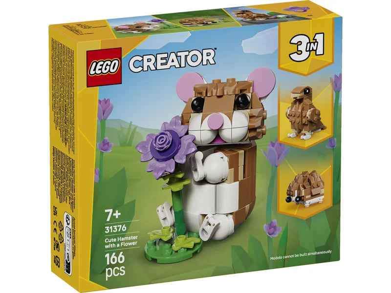 LEGO Creator Aranyos hörcsög egy virággal