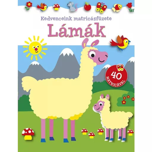 Kedvenceink matricásfüzete Lámák