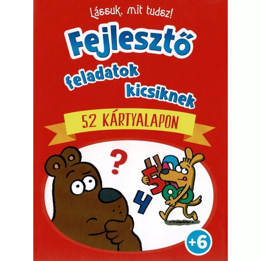 Lássuk mit tudsz! Fejlesztő feladatok kicsiknek 52 kártyalapon