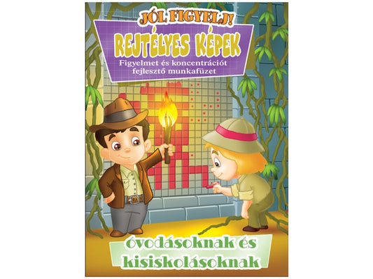 Rejtélyes képek foglalkoztató füzet