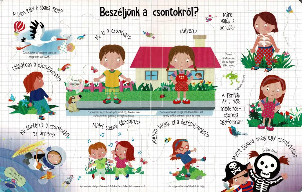 Nyisd ki és fedezd fel! Az emberi test - Kérdések és válaszok