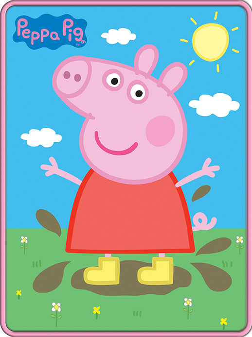 Peppa malac - Vidám hétköznapok fém doboz mesével, kirakóval, matricákkal és könyvjelzőkkel