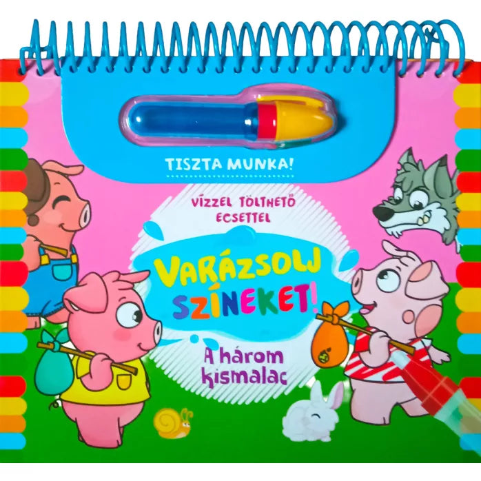 Varázsolj színeket! A három kismalac
