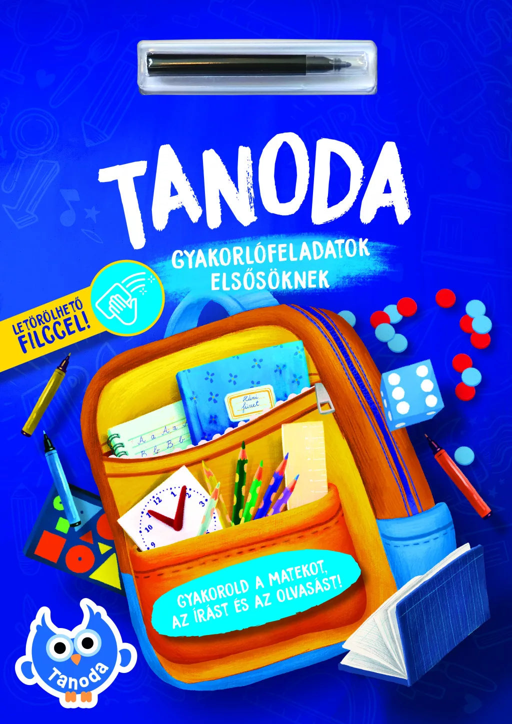 Tanoda letörölhető filccel - elsősöknek