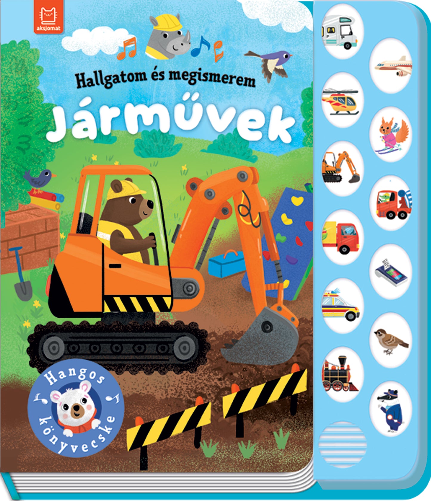 Agnieszka Bator - Hallgatom és megismerem Járművek - Hangos könyvecske