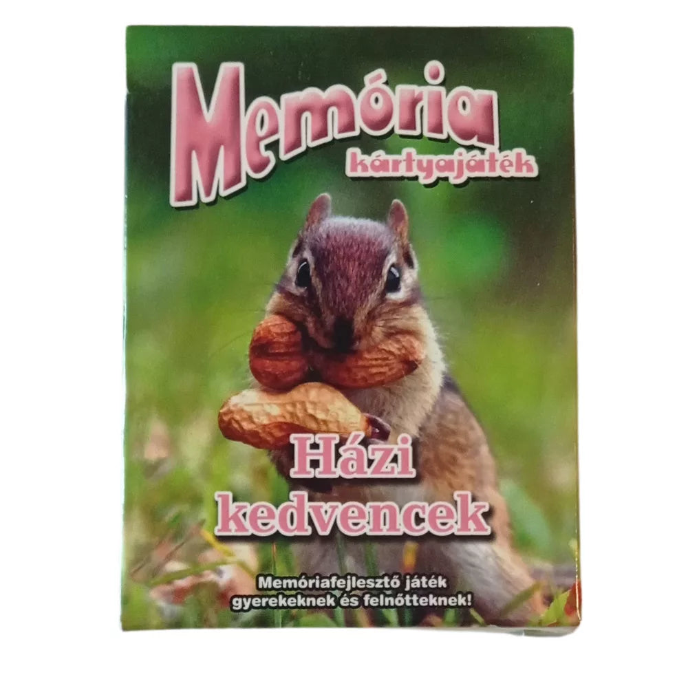 Memória kártyajáték Házi kedvencek