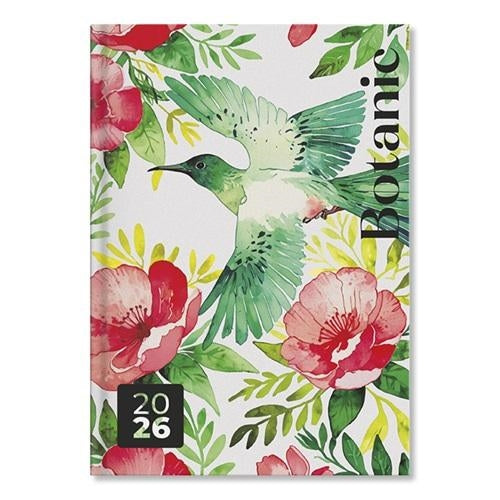 HATÁRIDŐNAPLÓ PERIOD BOTANIC B/6 HETI WHITE PAPÍR 2026