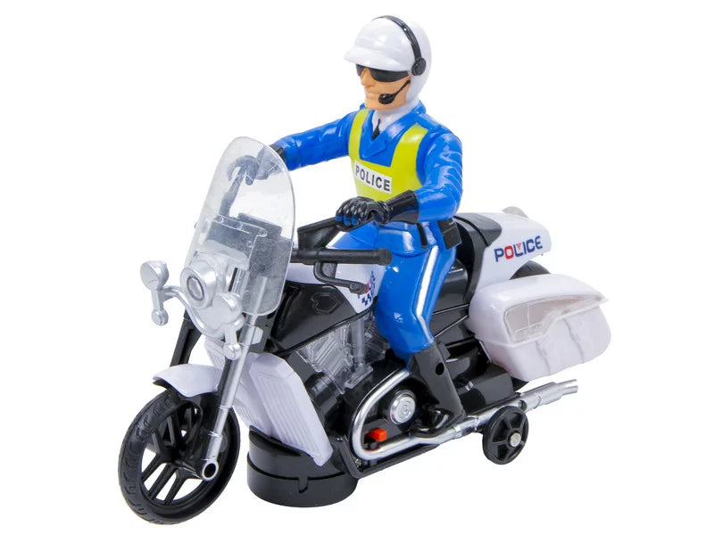 Rendőr motorkerékpár elemes