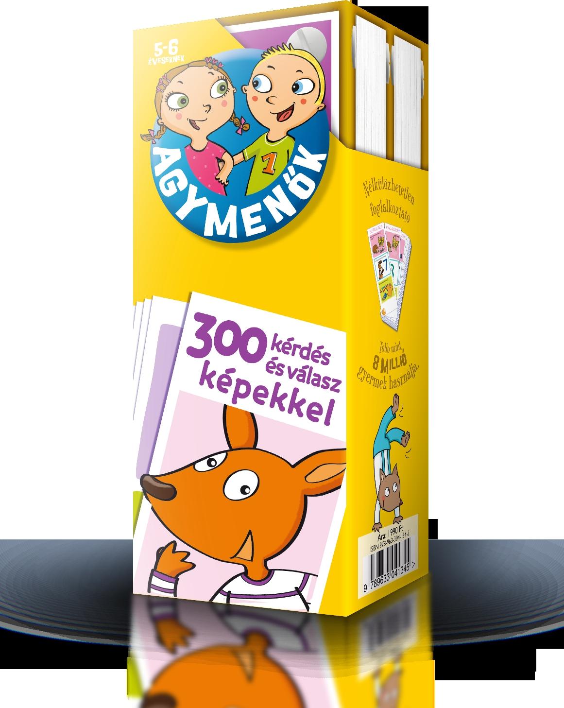 Agymenők kvízkártyák 5-6 éveseknek